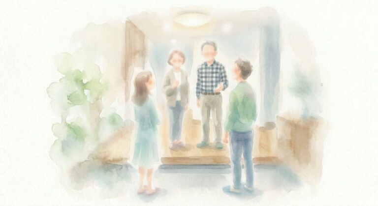 彼女を両親に紹介