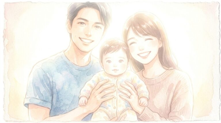 家族3人