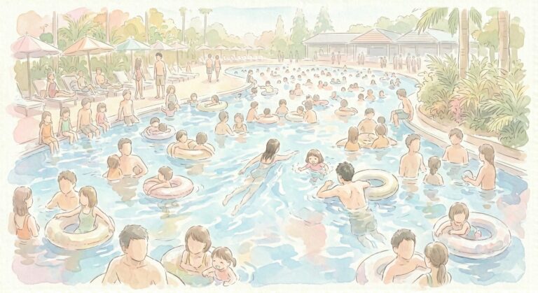 流れるプール